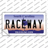 Raceway South Carolina Novelty Sticker Decal