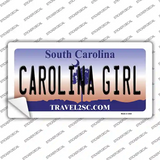 Carolina Girl South Carolina Novelty Sticker Decal