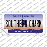 Southern Charm South Carolina Novelty Sticker Decal