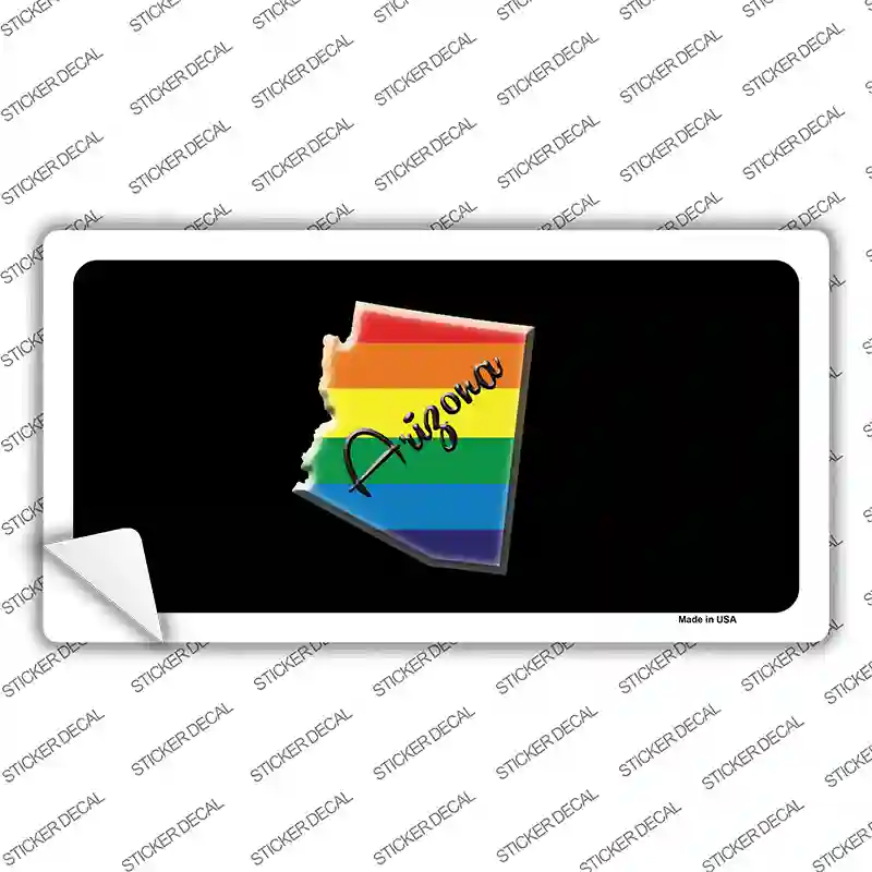 Arizona Rainbow Novelty Sticker Decal