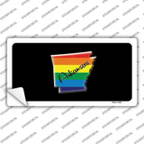 Arkansas Rainbow Novelty Sticker Decal