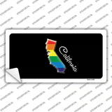 California Rainbow Novelty Sticker Decal