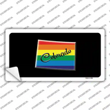 Colorado Rainbow Novelty Sticker Decal