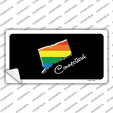 Connecticut Rainbow Novelty Sticker Decal