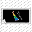 Delaware Rainbow Novelty Sticker Decal