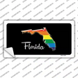 Florida Rainbow Novelty Sticker Decal