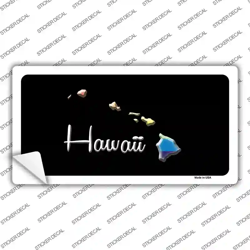Hawaii Rainbow Novelty Sticker Decal