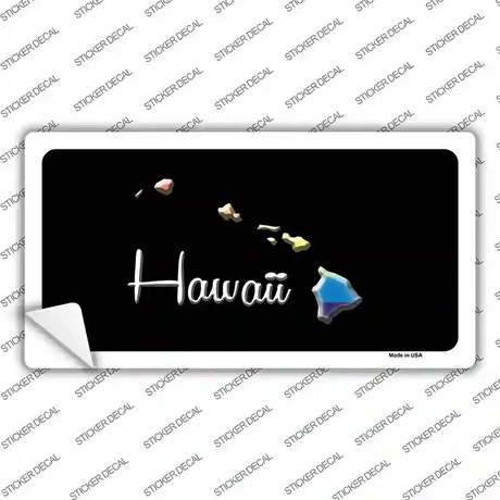 Hawaii Rainbow Novelty Sticker Decal
