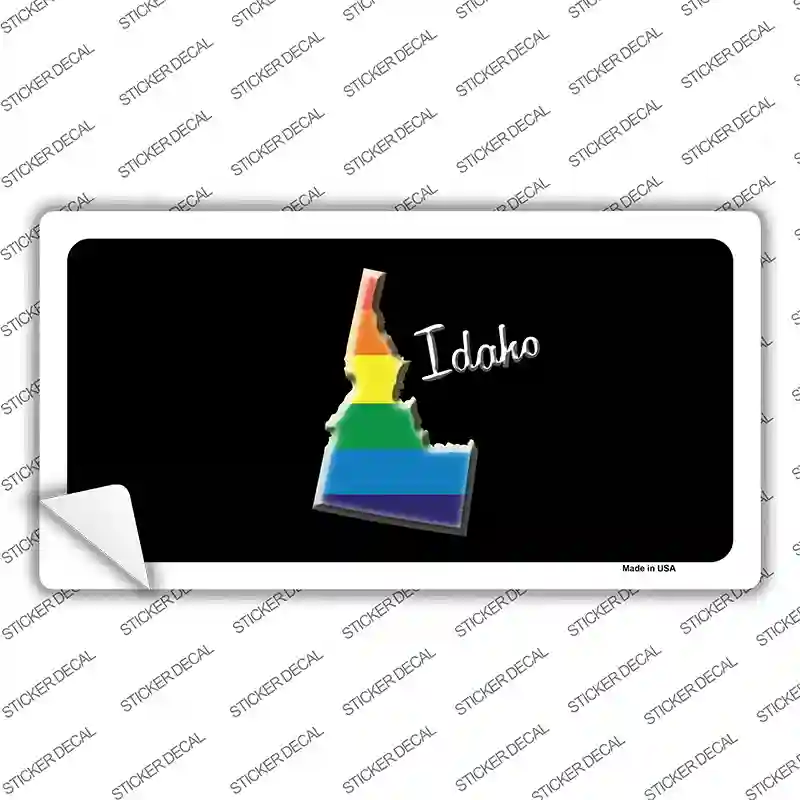 Idaho Rainbow Novelty Sticker Decal