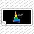 Idaho Rainbow Novelty Sticker Decal