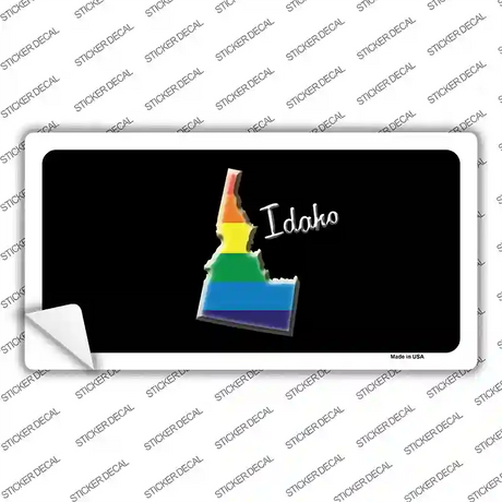 Idaho Rainbow Novelty Sticker Decal