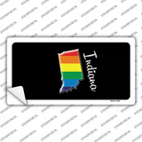 Indiana Rainbow Novelty Sticker Decal