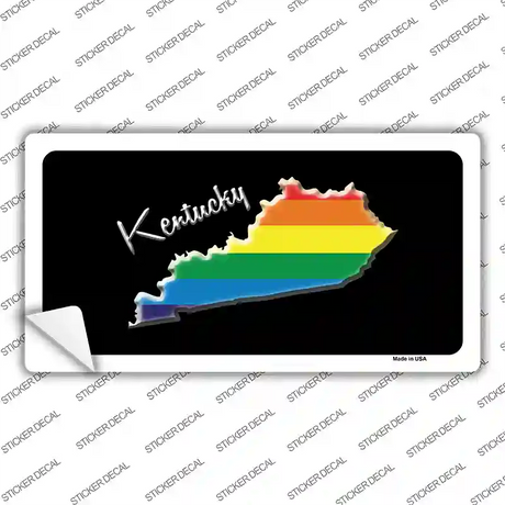 Kentucky Rainbow Novelty Sticker Decal