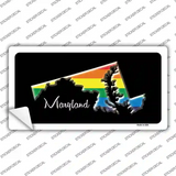 Maryland Rainbow Novelty Sticker Decal