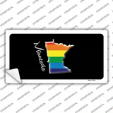 Minnesota Rainbow Novelty Sticker Decal