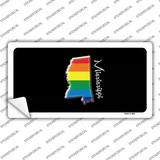 Mississippi Rainbow Novelty Sticker Decal