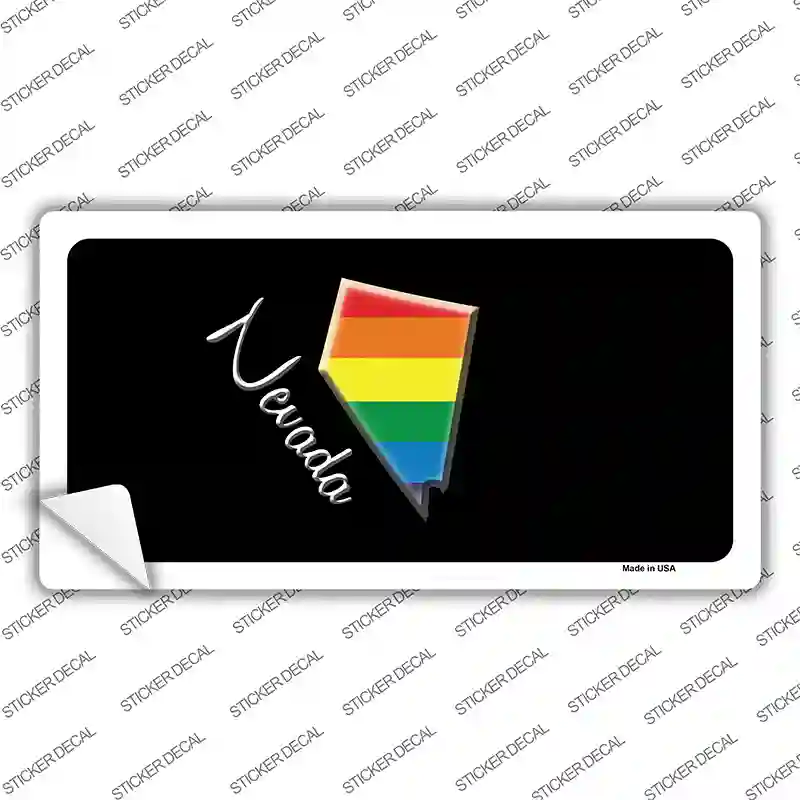 Nevada Rainbow Novelty Sticker Decal