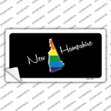 New Hampshire Rainbow Novelty Sticker Decal