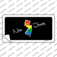 New Jersey Rainbow Novelty Sticker Decal