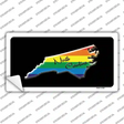 North Carolina Rainbow Novelty Sticker Decal