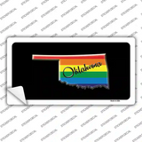 Oklahoma Rainbow Novelty Sticker Decal