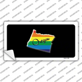 Oregon Rainbow Novelty Sticker Decal