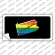 Pennsylvania Rainbow Novelty Sticker Decal