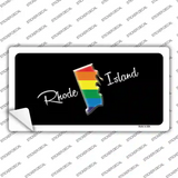 Rhode Island Rainbow Novelty Sticker Decal