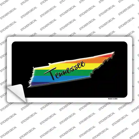 Tennessee Rainbow Novelty Sticker Decal