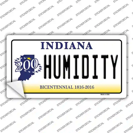 Humidity Indiana Novelty Sticker Decal