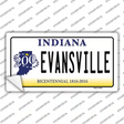 Evansville Indiana Novelty Sticker Decal