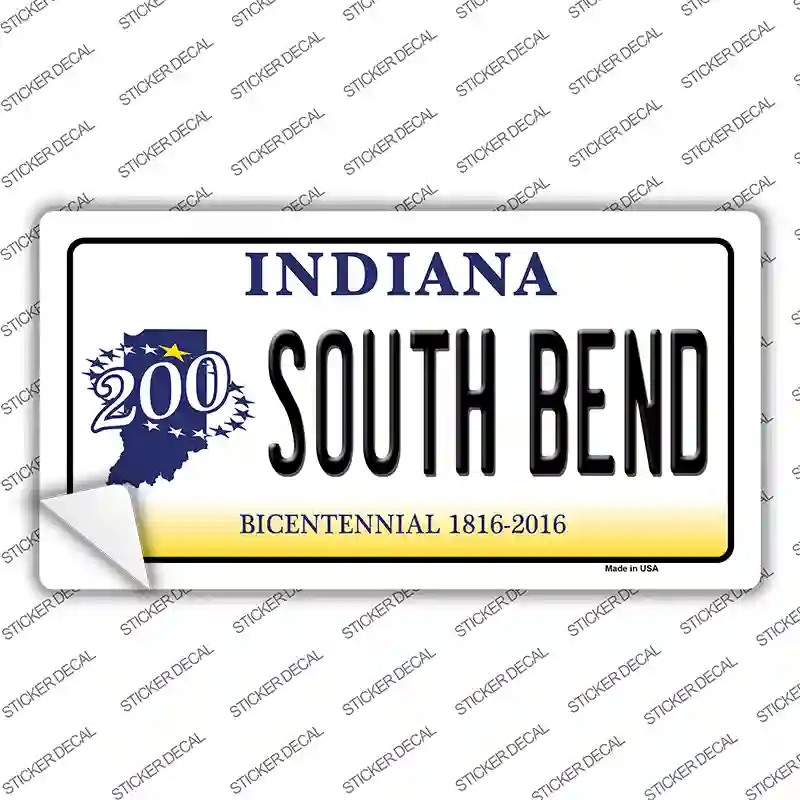 South Bend Indiana Novelty Sticker Decal