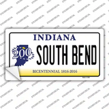 South Bend Indiana Novelty Sticker Decal