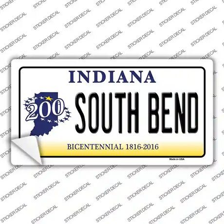 South Bend Indiana Novelty Sticker Decal