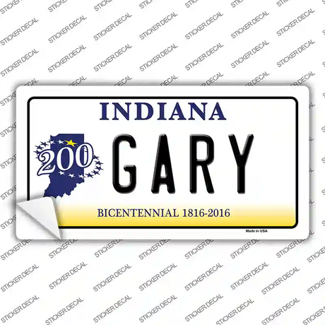 Gary Indiana Novelty Sticker Decal