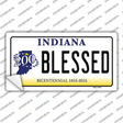 Blessed Indiana Novelty Sticker Decal