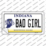 Bad Girl Indiana Novelty Sticker Decal