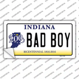 Bad Boy Indiana Novelty Sticker Decal