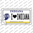 I Love Indiana Novelty Sticker Decal