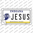 Jesus Indiana Novelty Sticker Decal
