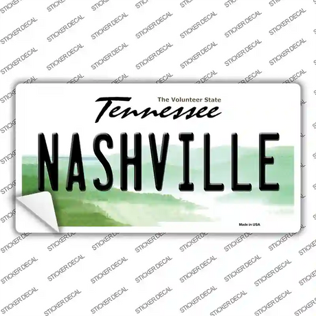 Nashville Tennessee Novelty Sticker Decal