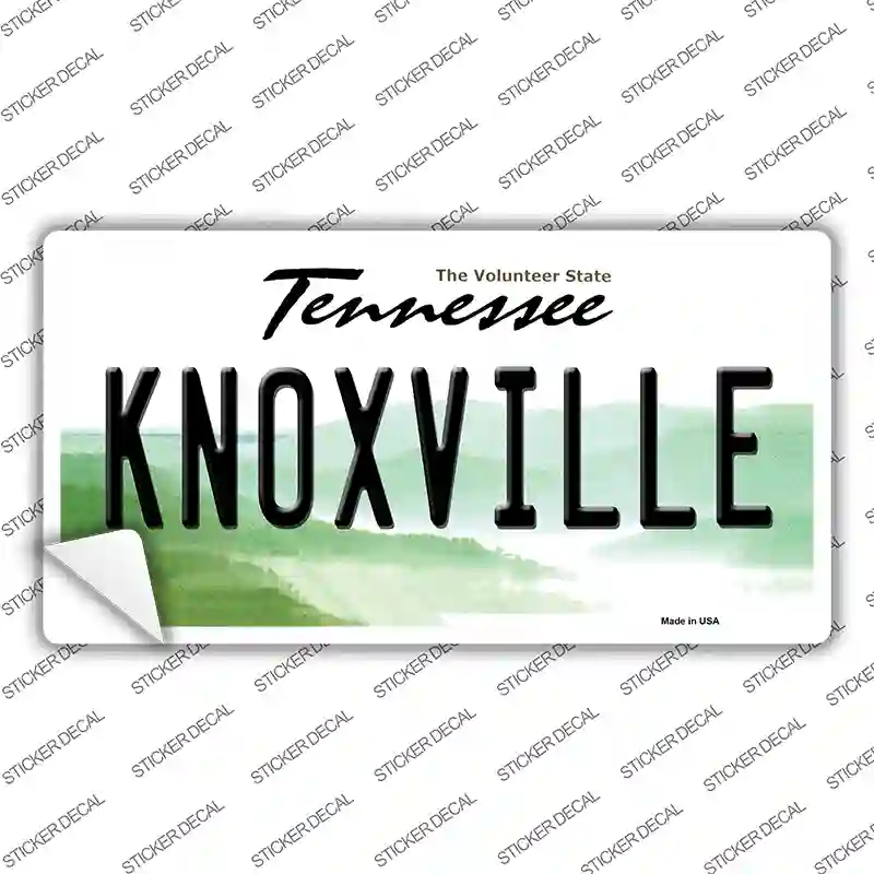 Knoxville Tennessee Novelty Sticker Decal