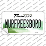 Murfreesboro Tennessee Novelty Sticker Decal