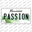Passion Tennessee Novelty Sticker Decal