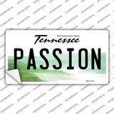 Passion Tennessee Novelty Sticker Decal