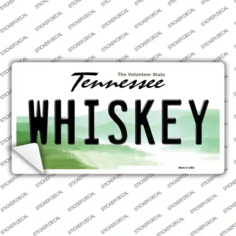 Whiskey Tennessee Novelty Sticker Decal