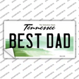 Best Dad Tennessee Novelty Sticker Decal