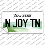 N Joy Tennessee Novelty Sticker Decal