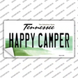 Happy Camper Tennessee Novelty Sticker Decal