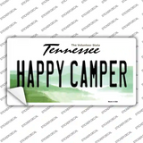 Happy Camper Tennessee Novelty Sticker Decal